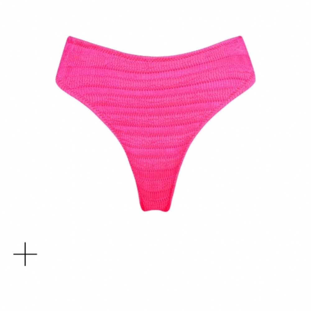 TRIANGL Pink High-Wasted Bikini Bottoms
